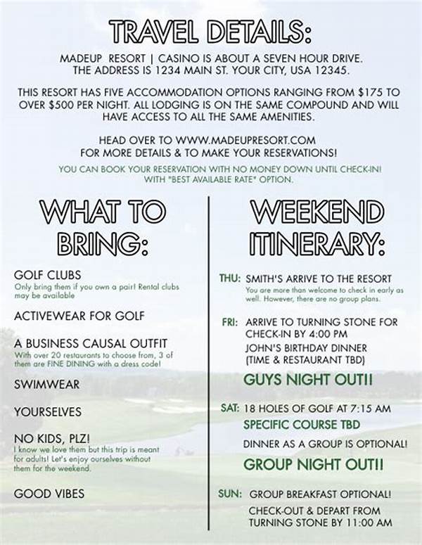 High-end Golf Trip Itineraries