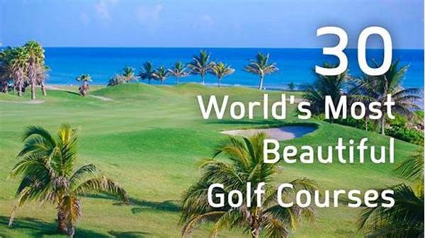 Picturesque Golfing Destinations Worldwide