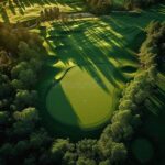 Scenic Vistas On Golf Greens
