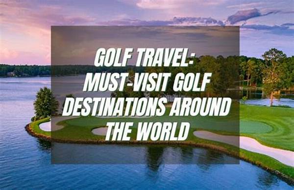 Elite Golf Destinations With Wellness