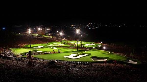 Evening Golf Under Lights