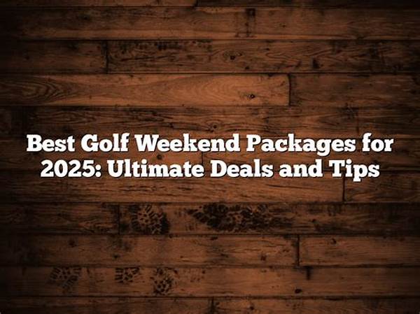 Economical Golf Weekend Packages
