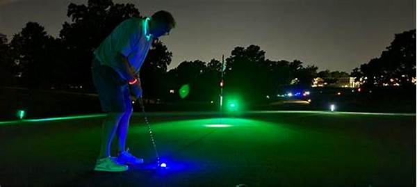 Nighttime Golfing With Lights
