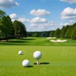 Golfing In Peaceful Surroundings