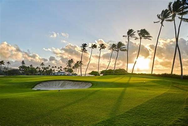 Scenic Fairways In Hawaiian Islands