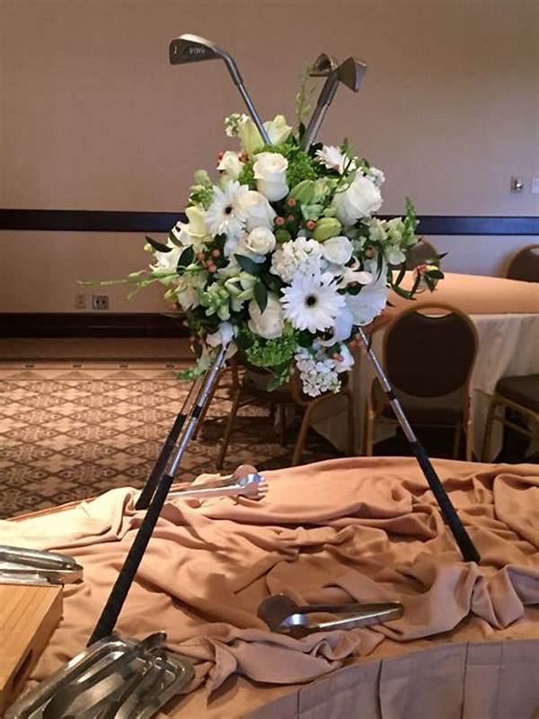 Golf Course Wedding Floral Arrangements