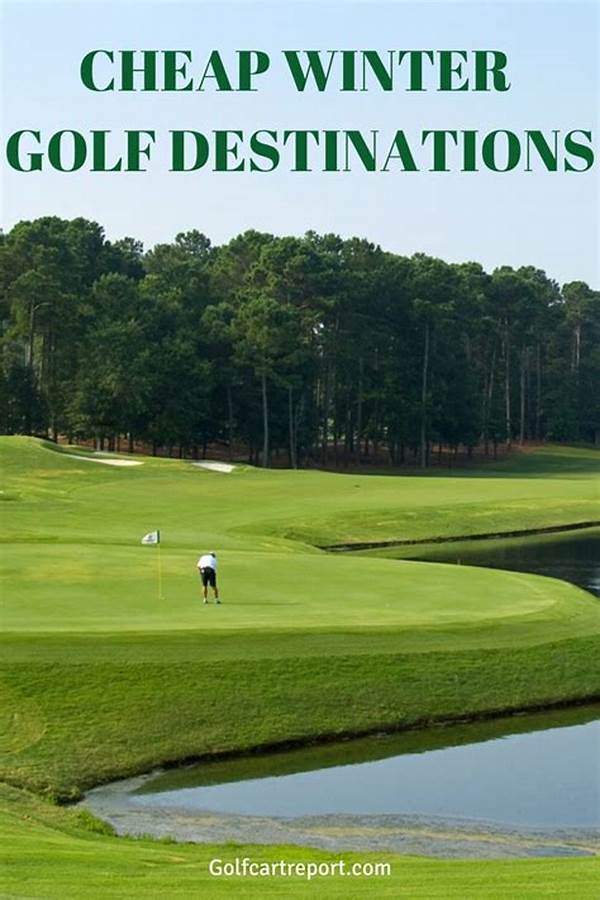 Relaxing Winter Golf Vacation Spots