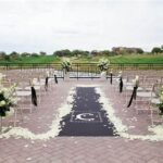 Sophisticated Golf Course Aisle Decorations