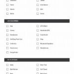 Golf Tournament Equipment Checklist